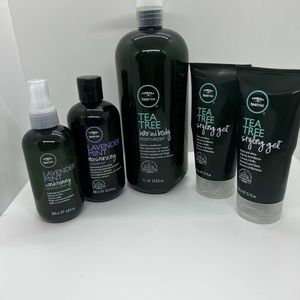 Paul Mitchell Tea Tree Collection Set of (5) Full Size Bottles NEW